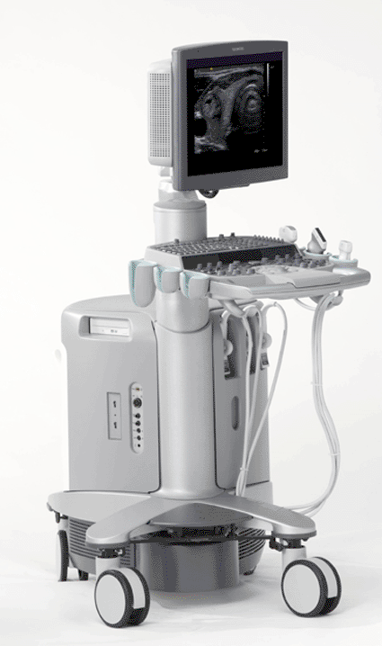 Image: The Accuson S2000 ultrasound system (photo courtesy Siemens Healthcare).